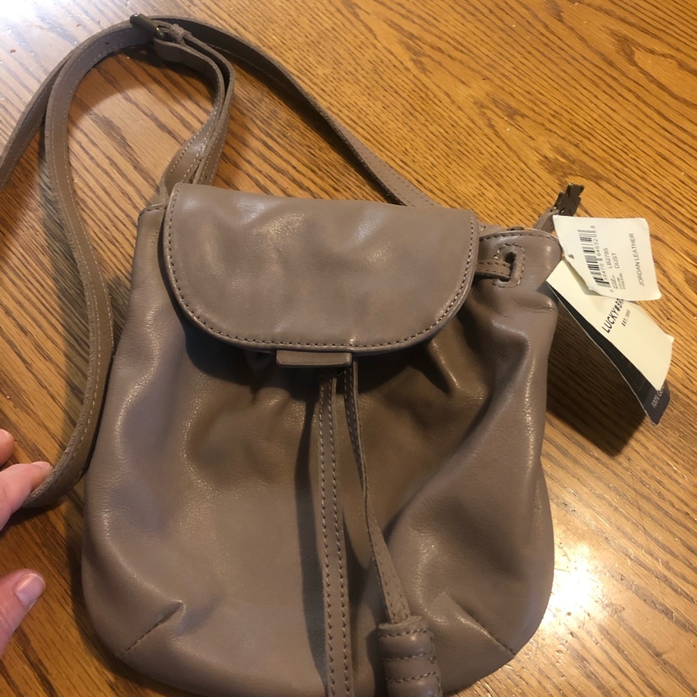 NWT genuine leather Lucky purse